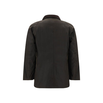 Giacca lunga Barbour bicolore in cotone
