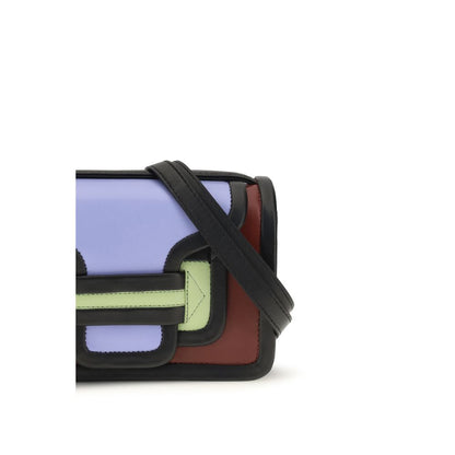 Borsa a tracolla Bos Taurus in pelle di vitello nera Pierre Hardy