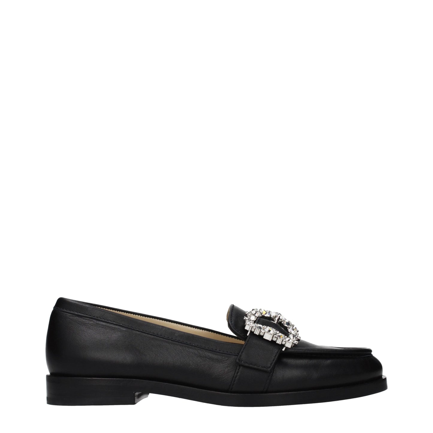 Mocassini slip-on Jimmy Choo in pelle nera