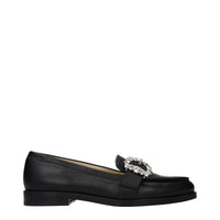 Mocassini slip-on Jimmy Choo in pelle nera