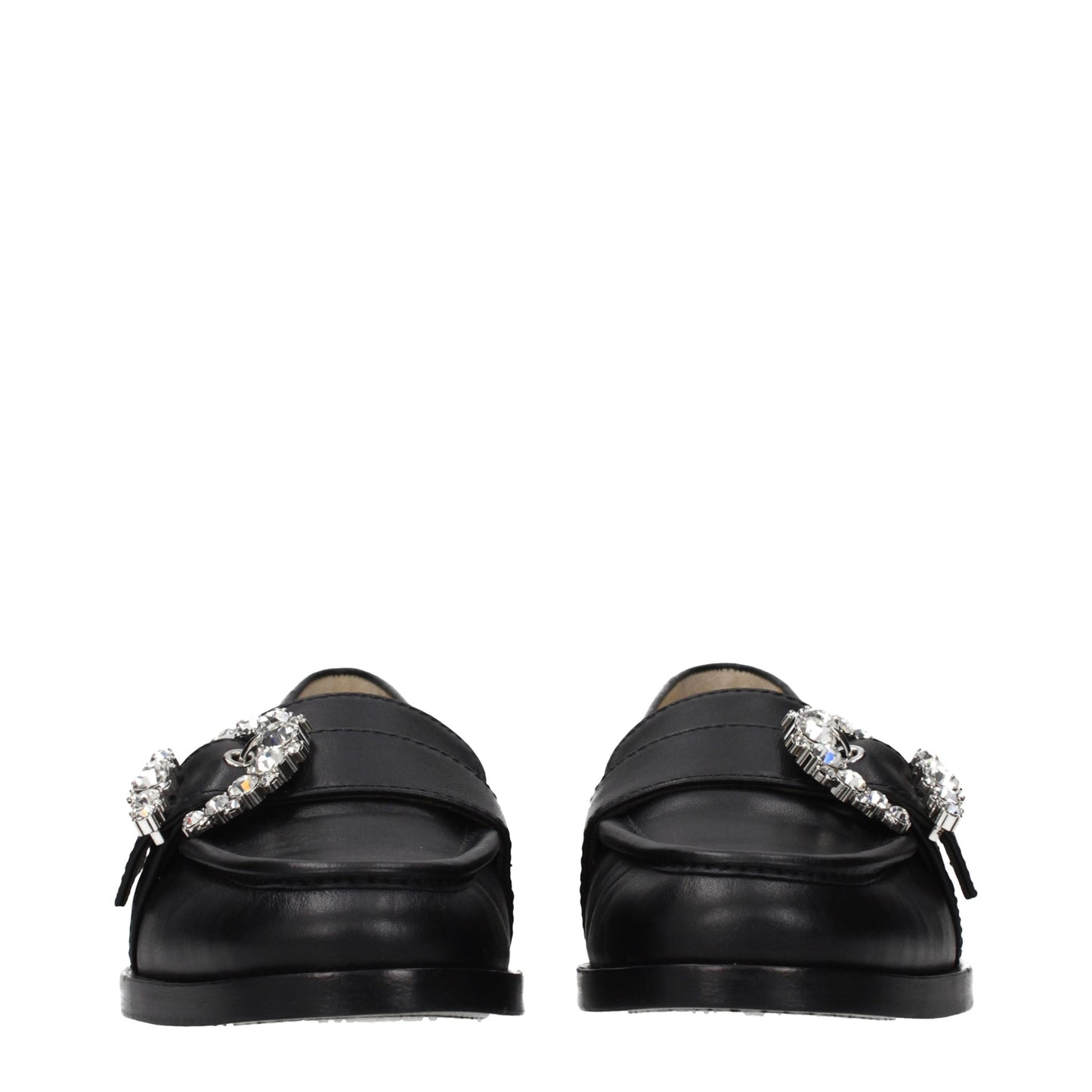 Mocassini slip-on Jimmy Choo in pelle nera