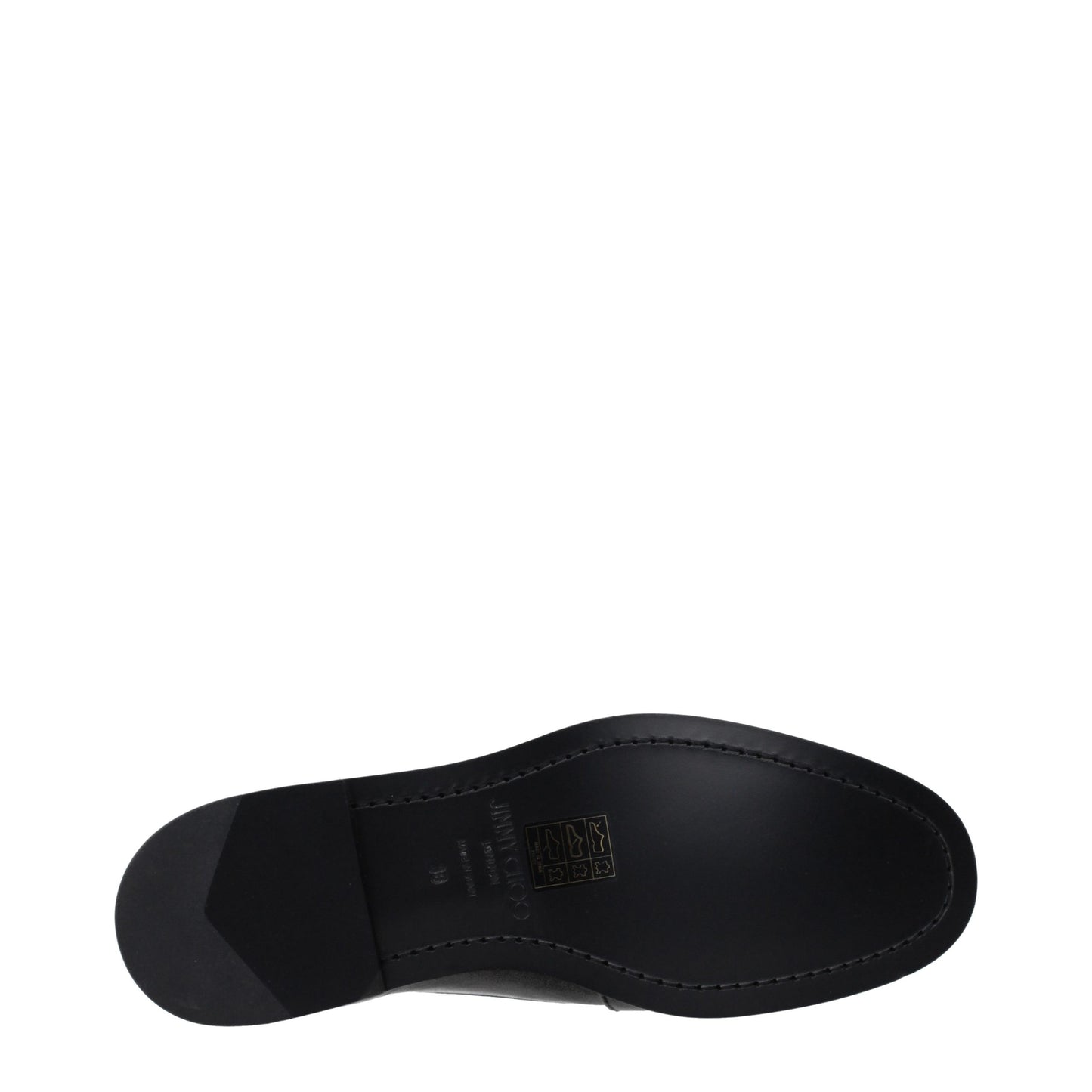 Mocassini slip-on Jimmy Choo in pelle nera