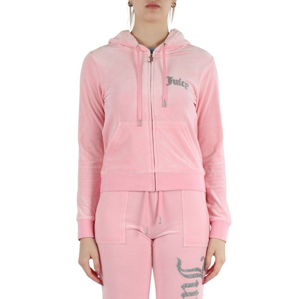 Sweat-shirt en polyester rose Juicy Couture