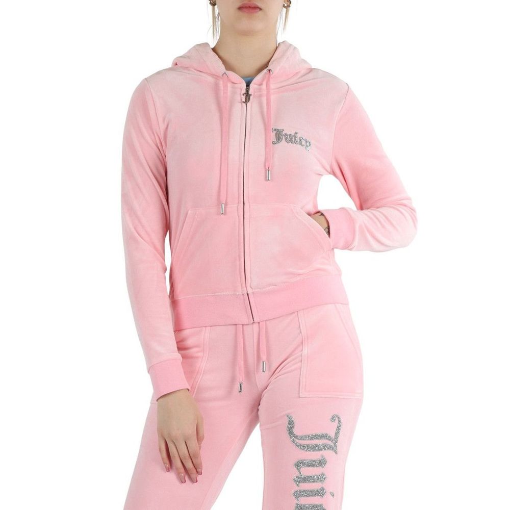Sweat-shirt en polyester rose Juicy Couture