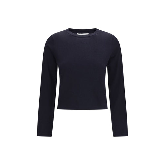 Extreme Cashmere Blue Cotton Long Sleeve T-Shirt