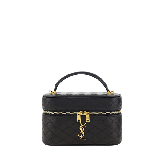 Sac à bandoulière Saint Laurent en agneau noir Ovis Aries Aries
