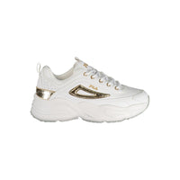 Baskets blanches en polyester Fila pour femme
