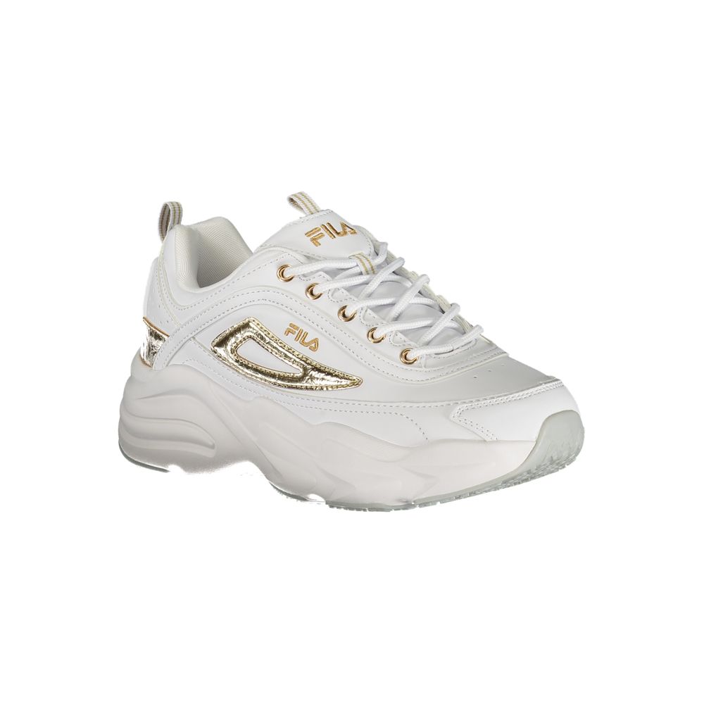 Baskets blanches en polyester Fila pour femme