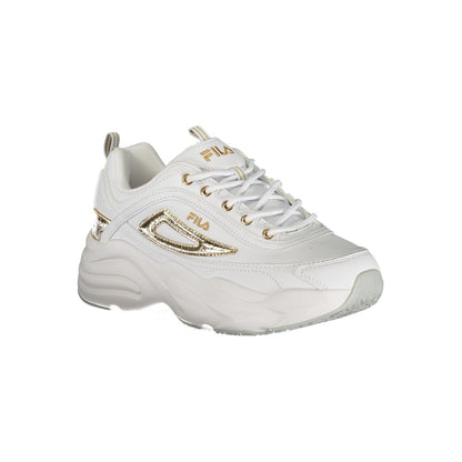 Baskets blanches en polyester Fila pour femme