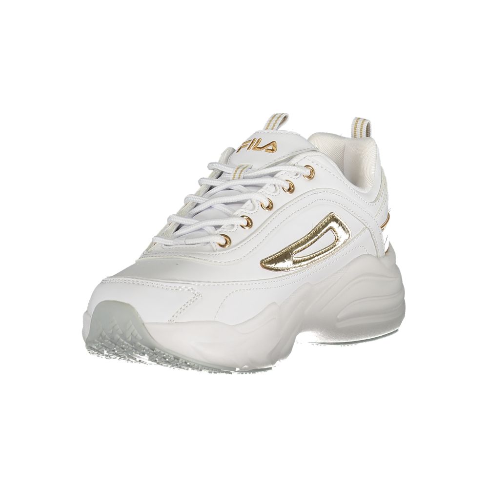 Baskets blanches en polyester Fila pour femme