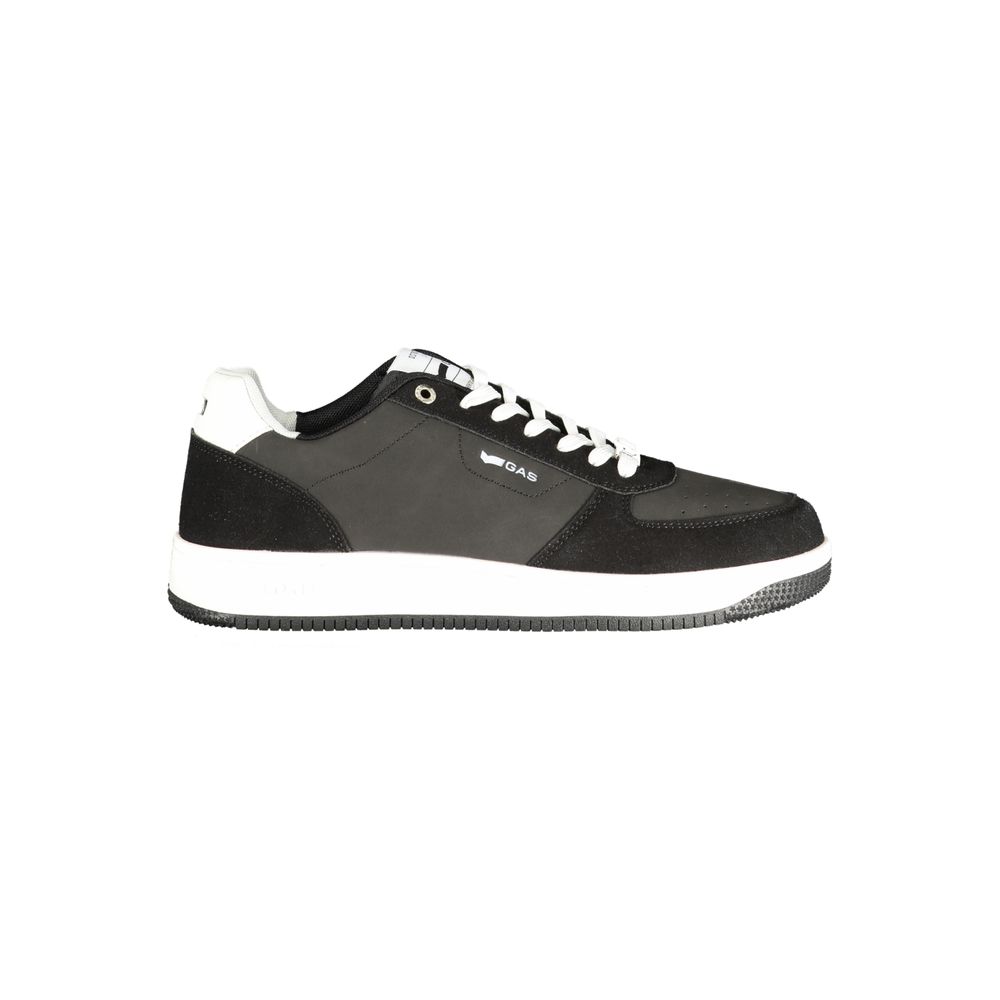 Sneaker da Uomo in Poliuretano Nero Gas