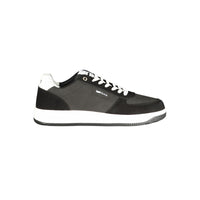 Sneaker da Uomo in Poliuretano Nero Gas