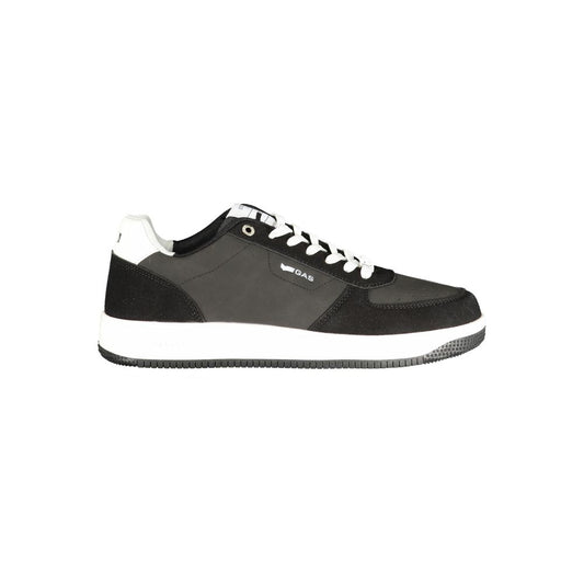 Sneaker da Uomo in Poliuretano Nero Gas