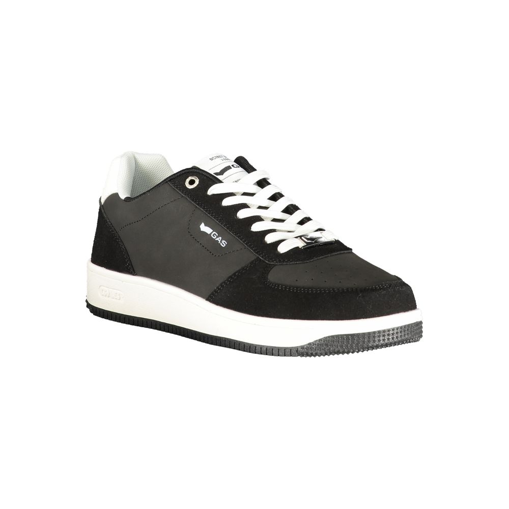 Sneaker da Uomo in Poliuretano Nero Gas