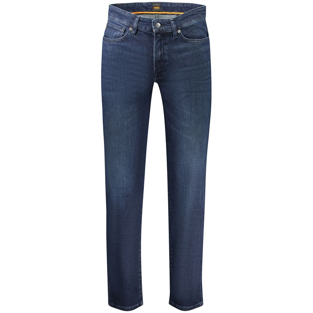Jeans da Uomo Hugo Boss in Cotone Blu