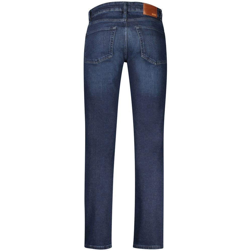 Jeans da Uomo Hugo Boss in Cotone Blu