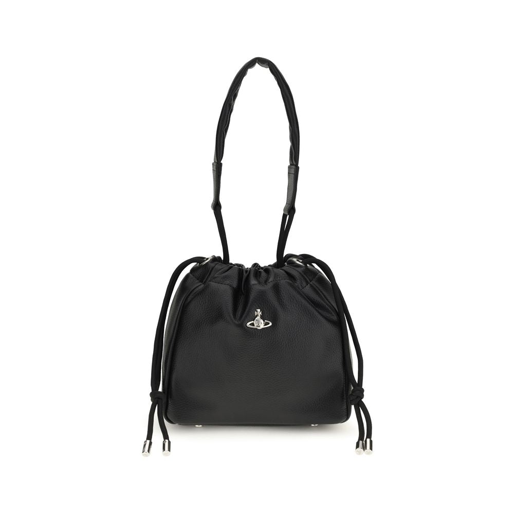 Vivienne Westwood Borsa a Spalla Nera in Polietilene