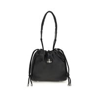 Vivienne Westwood Borsa a Spalla Nera in Polietilene