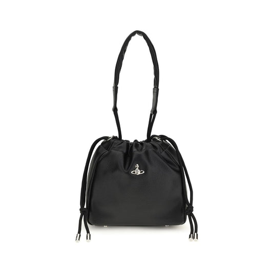 Vivienne Westwood Borsa a Spalla Nera in Polietilene