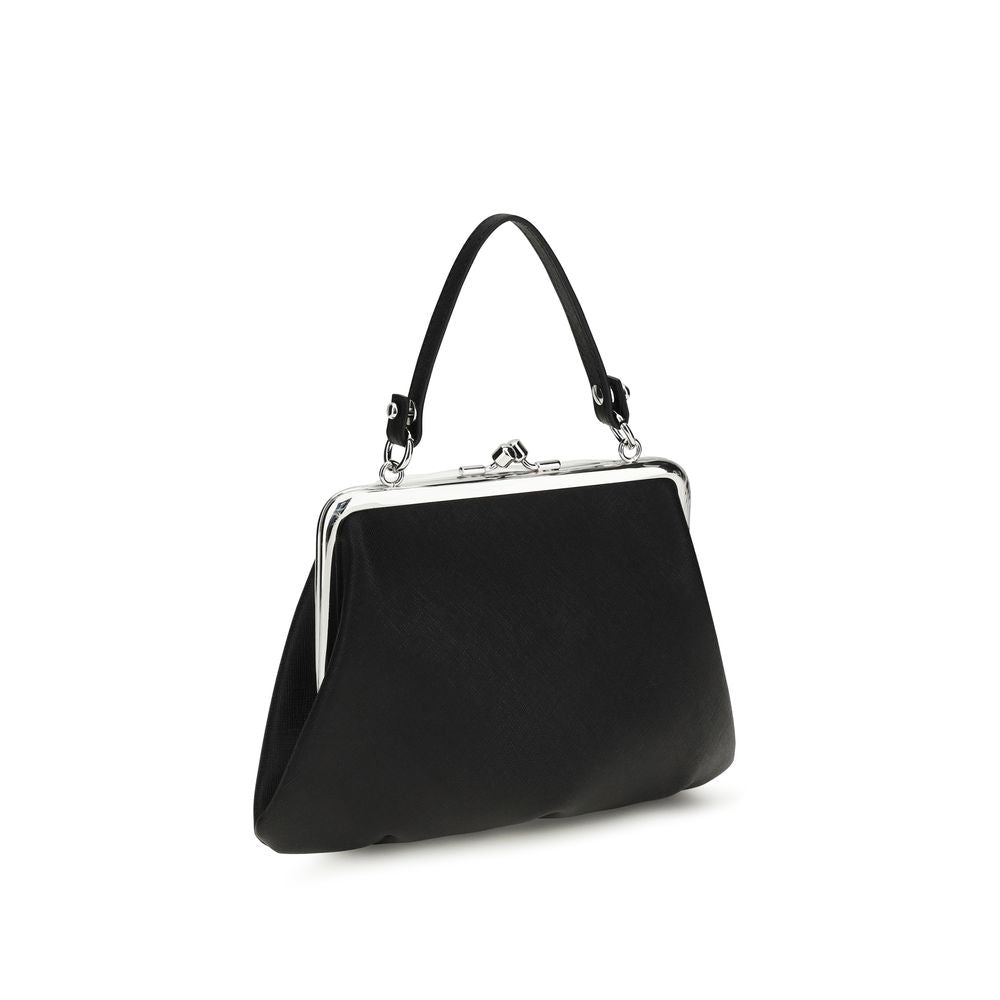 Borsa a mano Vivienne Westwood in polietilene nero