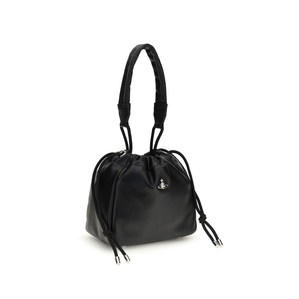 Vivienne Westwood Borsa a Spalla Nera in Polietilene