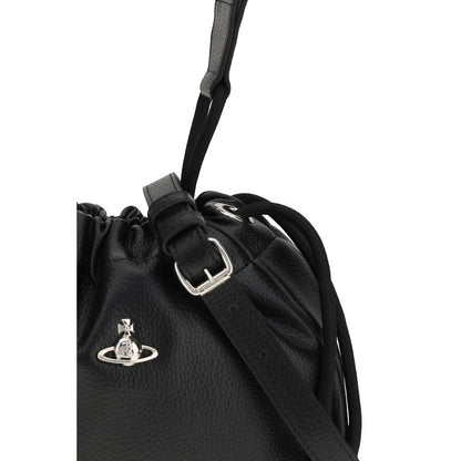 Vivienne Westwood Borsa a Spalla Nera in Polietilene
