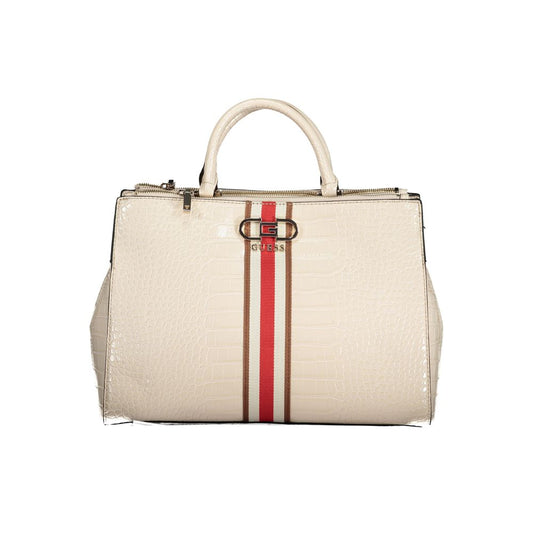 Borsa da donna Guess Jeans in poliuretano beige