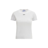 T-shirt in cotone bianca Off-White