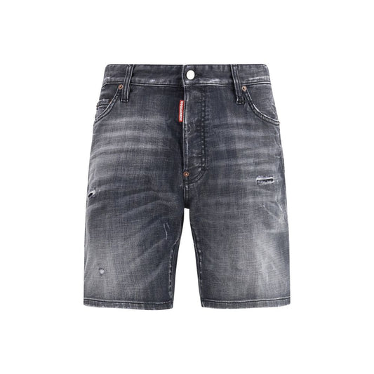 Dsquared² Bermuda in cotone neri