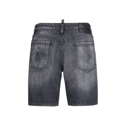 Dsquared² Bermuda in cotone neri