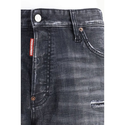 Dsquared² Bermuda in cotone neri