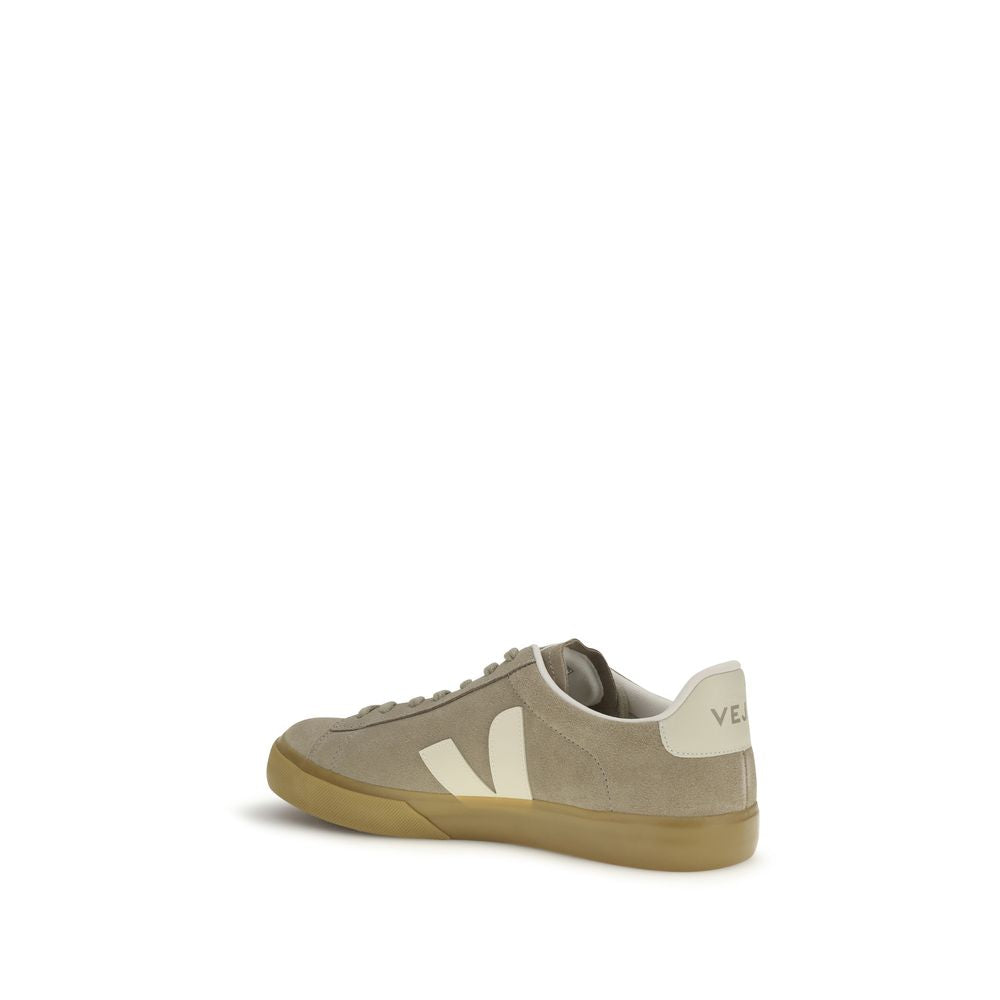 Sneakers Basse Veja in Pelle di Vitello Beige