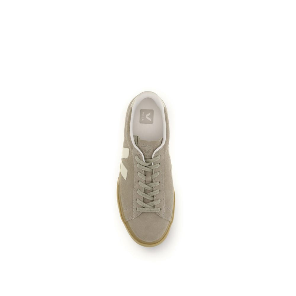 Sneakers Basse Veja in Pelle di Vitello Beige