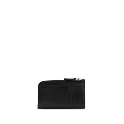 Portefeuille Chloé en cuir de veau noir Bos Taurus