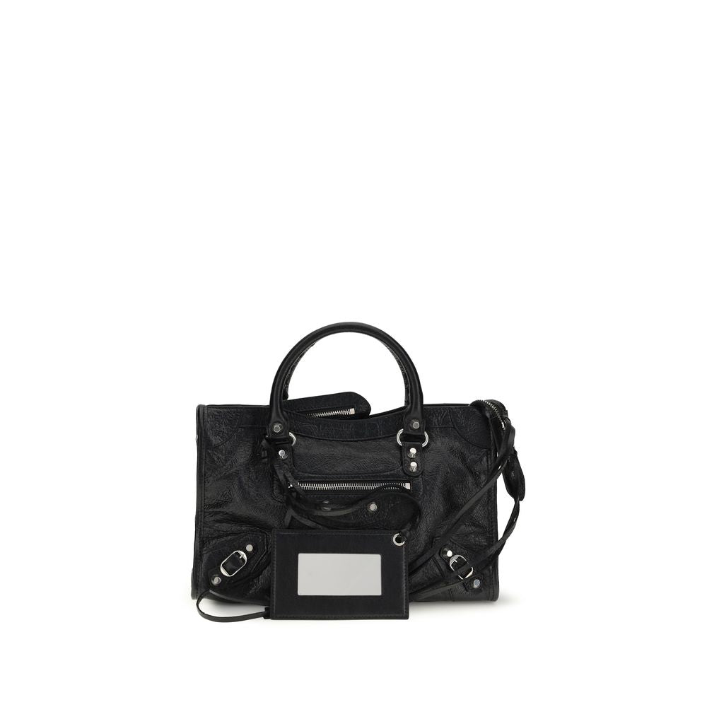 Borsa a Tracolla Balenciaga Nera in Agnello Ovis Aries Aries