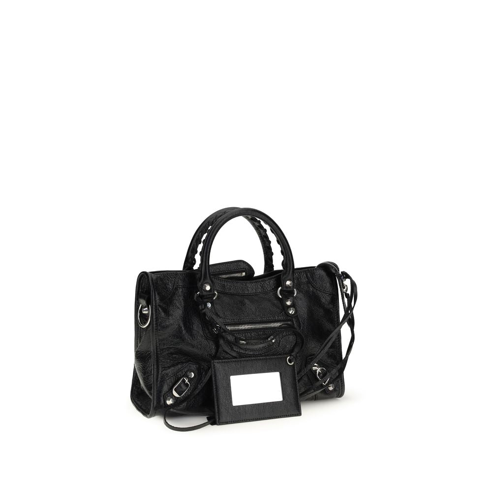 Borsa a Tracolla Balenciaga Nera in Agnello Ovis Aries Aries
