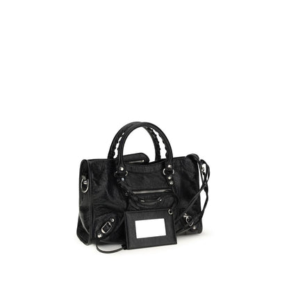Sac bandoulière Balenciaga en agneau noir Ovis Aries Aries