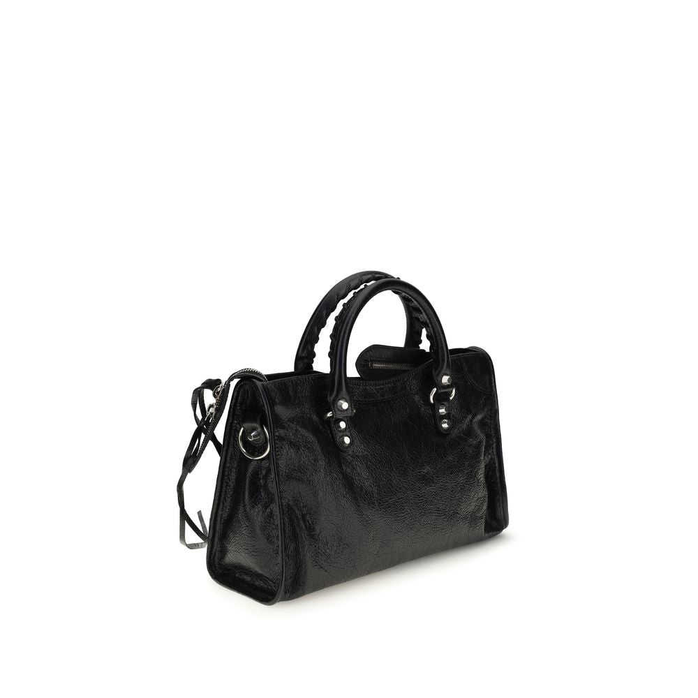 Borsa a Tracolla Balenciaga Nera in Agnello Ovis Aries Aries