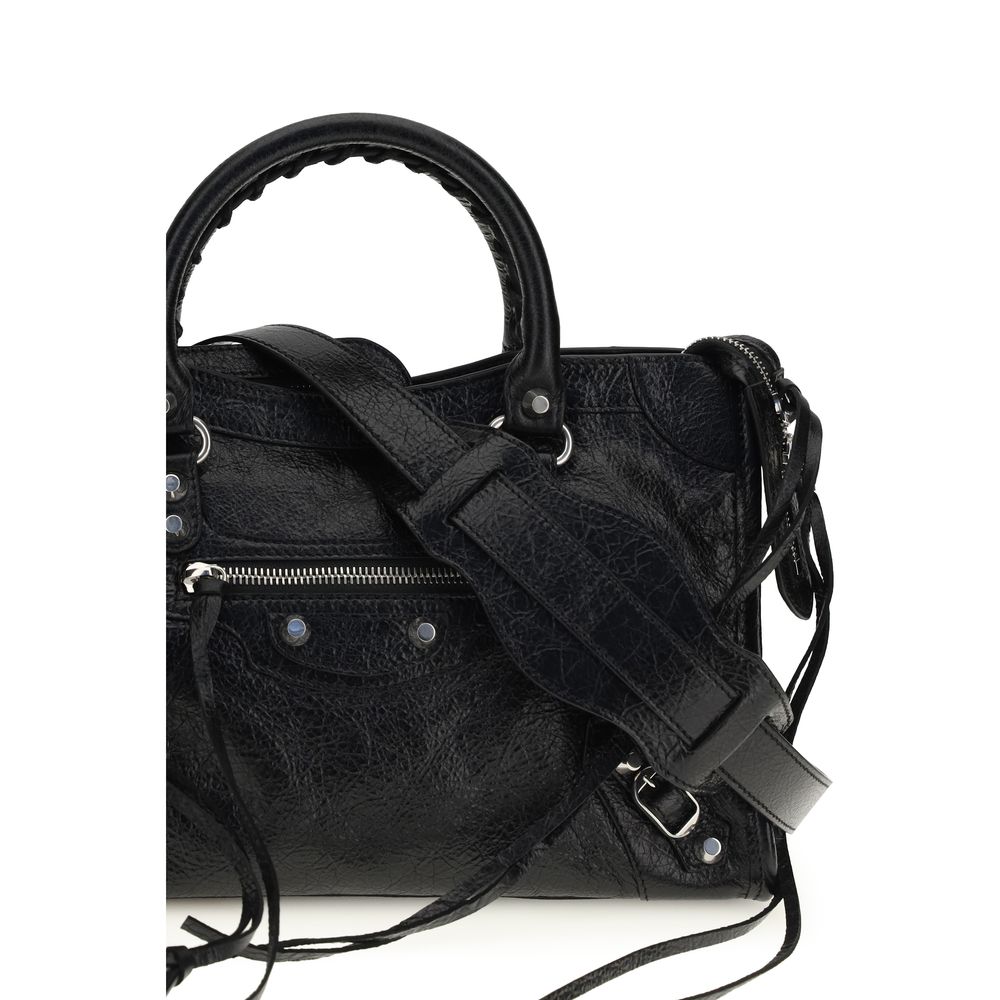 Borsa a Tracolla Balenciaga Nera in Agnello Ovis Aries Aries