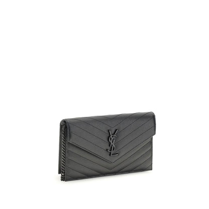 Saint Laurent Black Calf Leather Bos Taurus bag