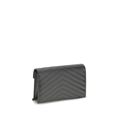 Saint Laurent Black Calf Leather Bos Taurus bag