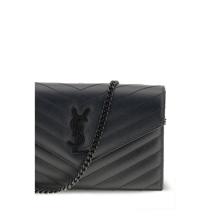 Saint Laurent Black Calf Leather Bos Taurus bag