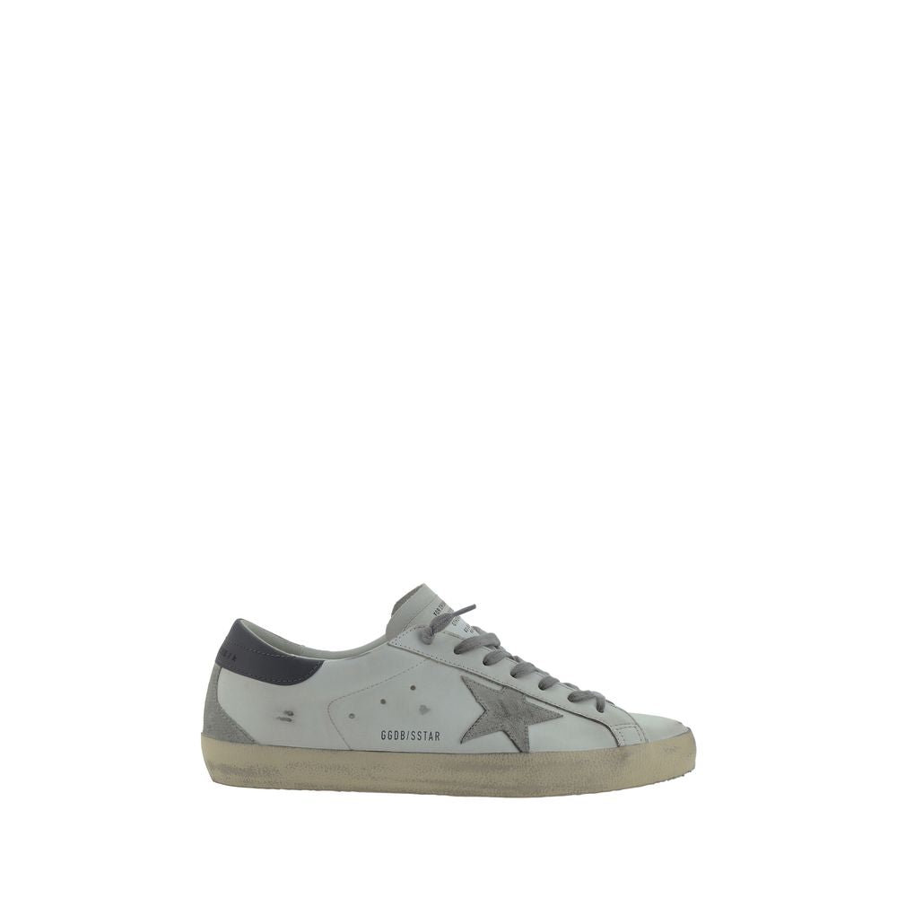 Sneakers basse Golden Goose in pelle di capra bianca