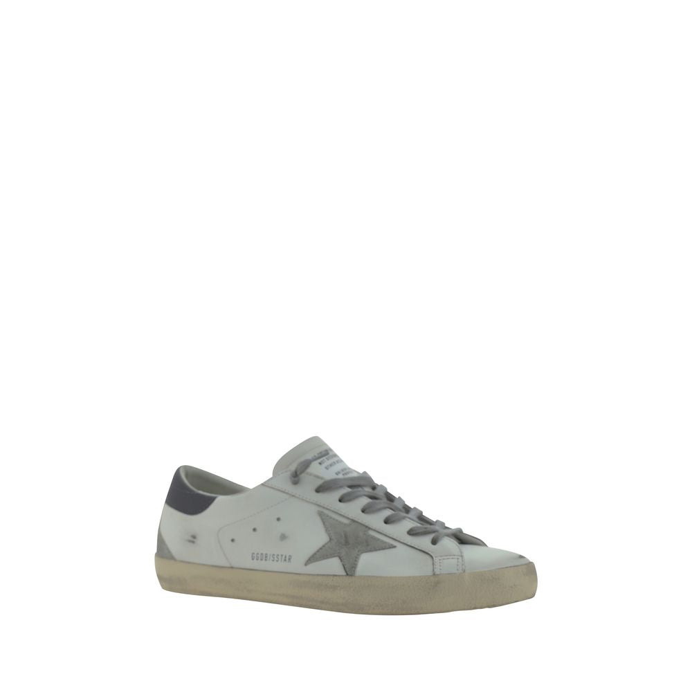 Sneakers basse Golden Goose in pelle di capra bianca