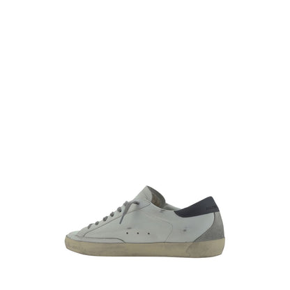 Sneakers basse Golden Goose in pelle di capra bianca