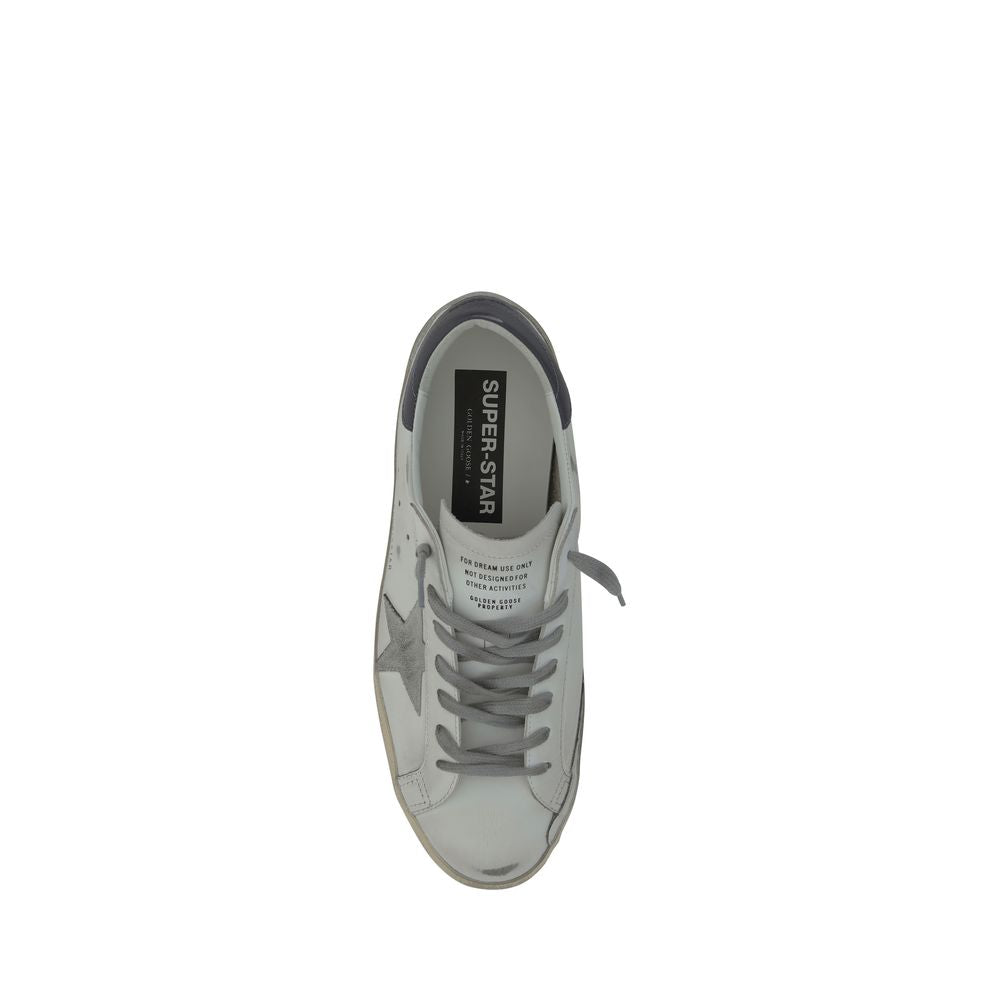 Sneakers basse Golden Goose in pelle di capra bianca