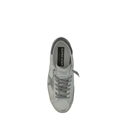 Sneakers basse Golden Goose in pelle di capra bianca