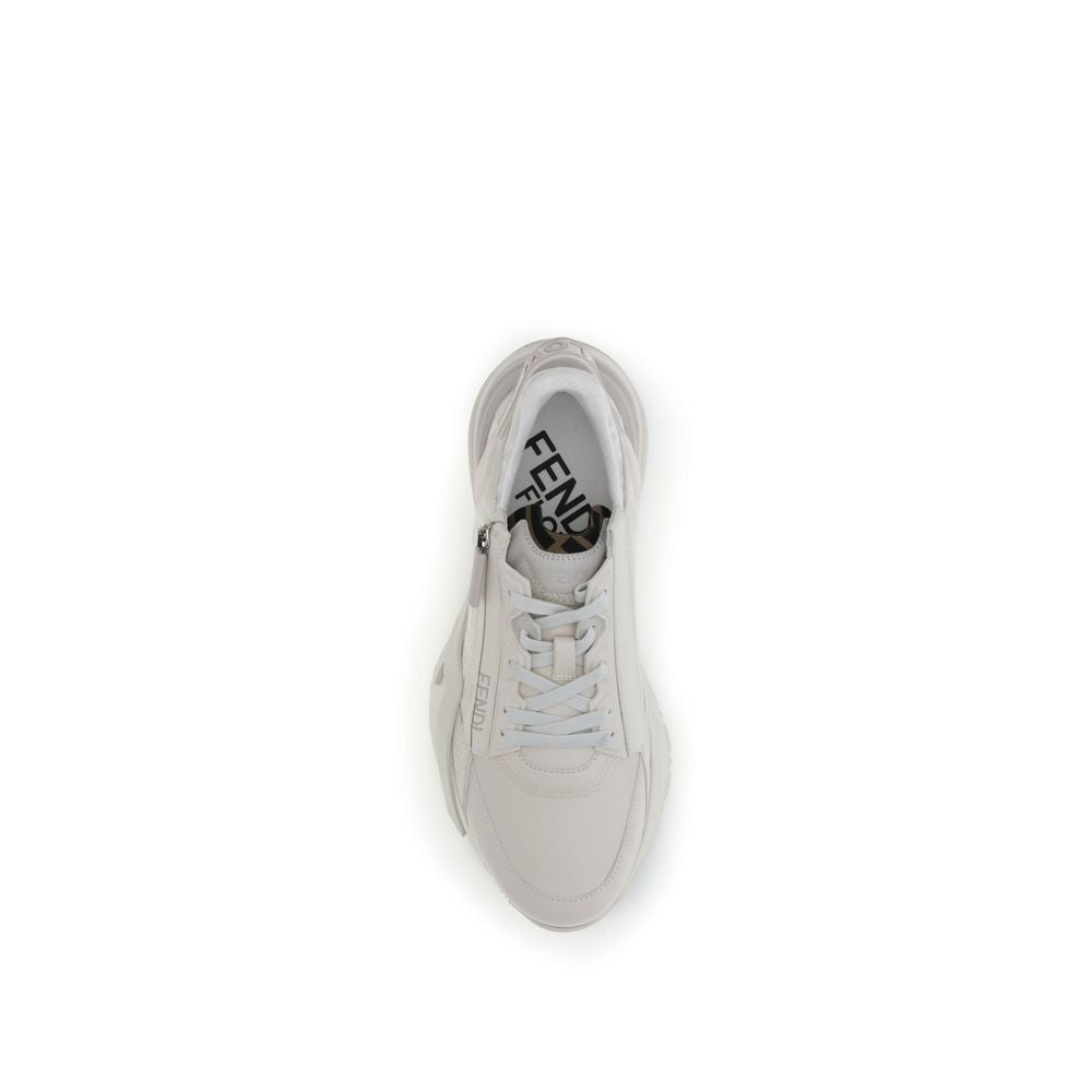 Sneakers sportive Fendi in pelle di vitello bianca Bos Taurus