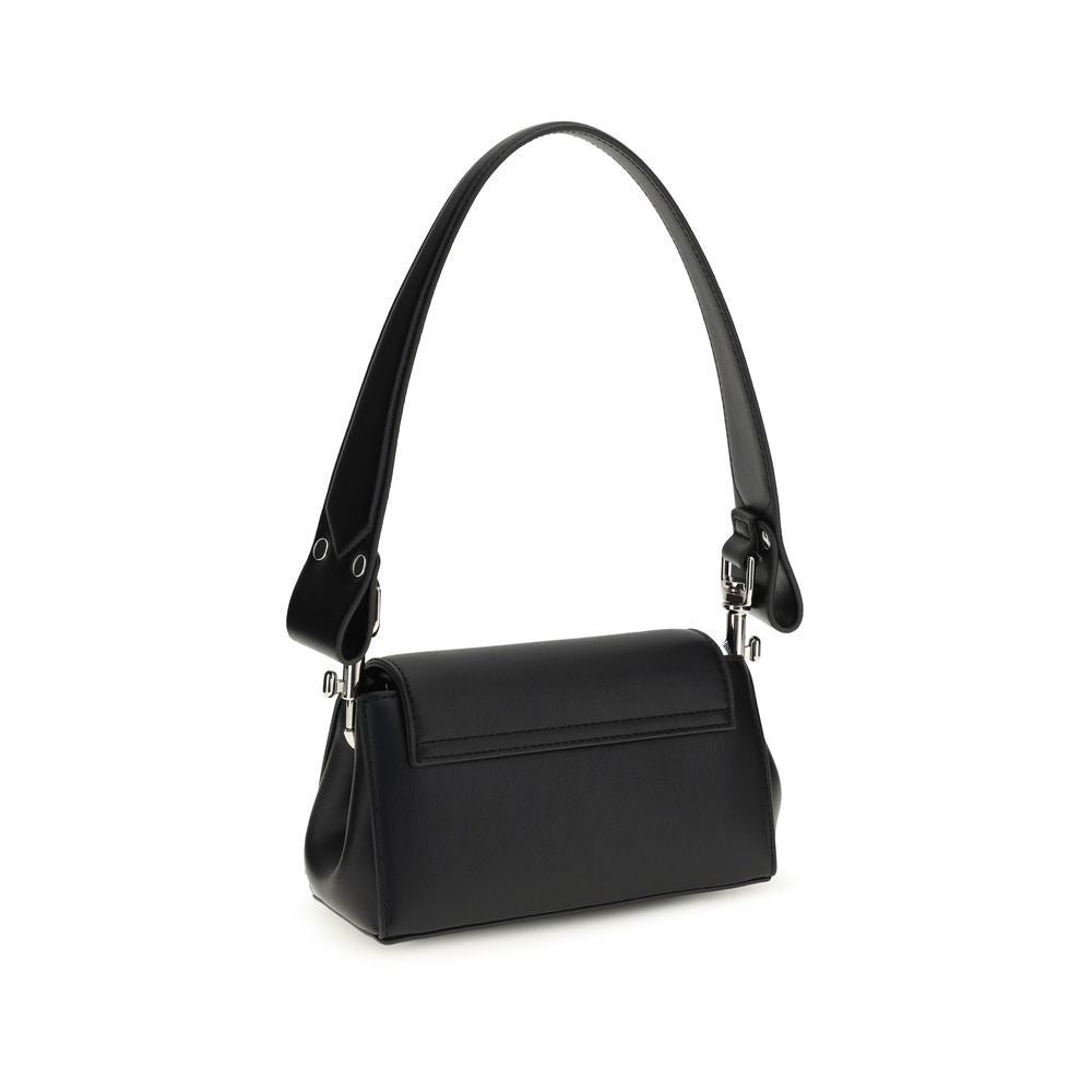 Borsa a tracolla Vivienne Westwood in poliuretano nero