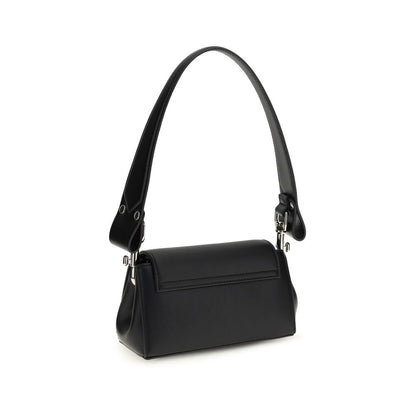 Borsa a tracolla Vivienne Westwood in poliuretano nero